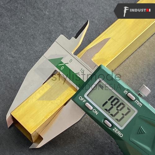 Pipa Hollow Kuningan Pipa Kotak Kuningan 20 X 20 Mm