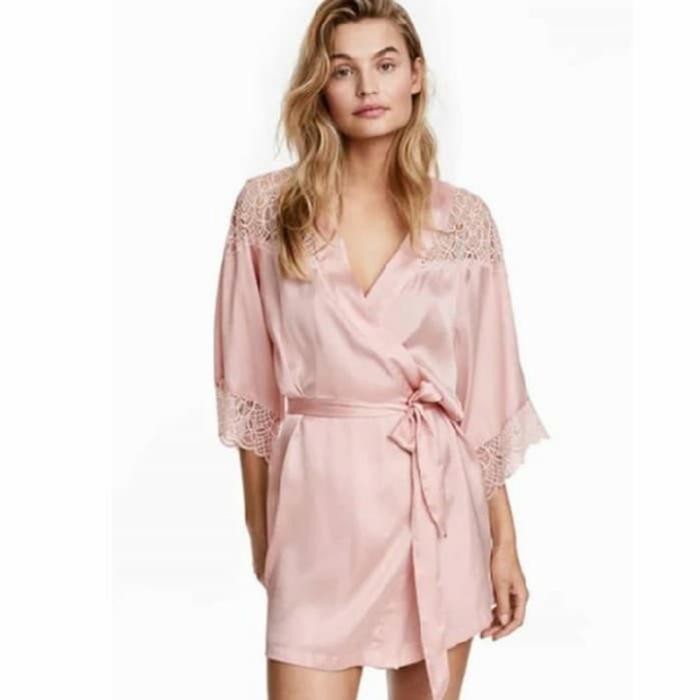 Paling Laris H&M Set Baju Tidur Kimono Hnm Hm (Victoria Secret Lingerie Bra Bh Terlariss 
