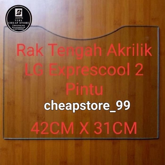 Ready Rak Kulkas LG Exprescool 2 pintu dan 1 pintu LG kaca original