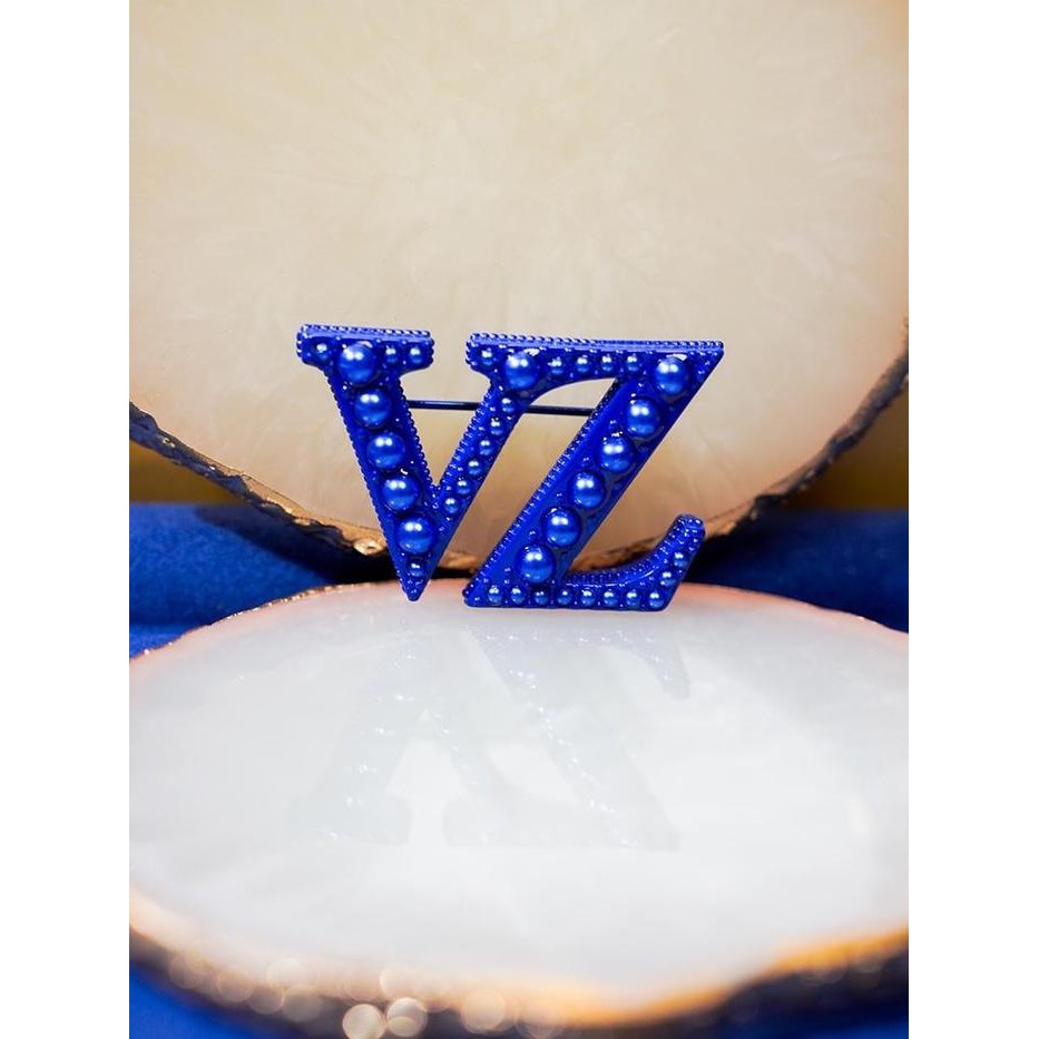 VIVIZUBEDI - VZ Gleam Brooch - Sodalite Blue