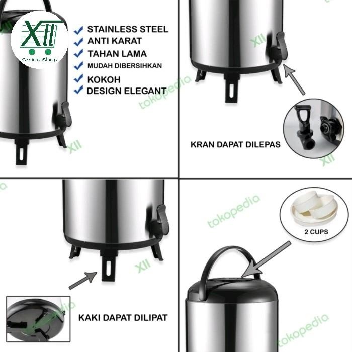 Ruby Rb~451 Hot & Cold Water Jug 9,5 Liter Dispenser Air Stainless