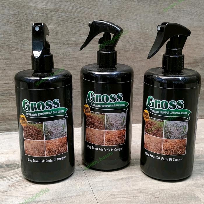 GROSS Racun Obat Rumput Paling Ampuh, Rumput Mati Kering Alang-Alang Gulma Liar, Herbisida