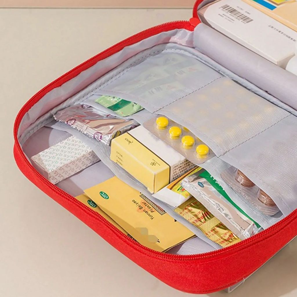 Portable Portable Medical Kit, Home First Aid Kit, Outdoor Travel Medical Kit, Large Capacity Medici