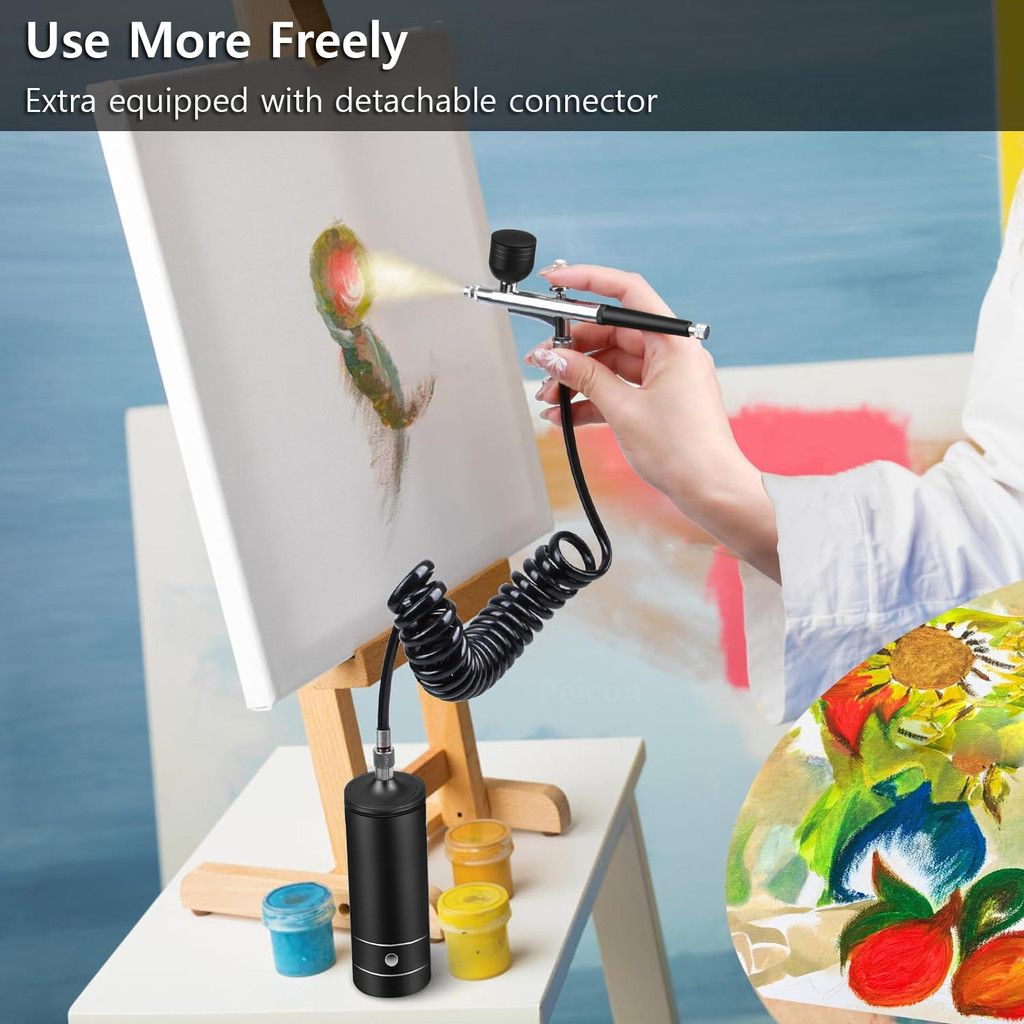 Airbrush With Compressor Airbrush Painting Mini Spray Gun for Painting Model Spray Gun Airbrush