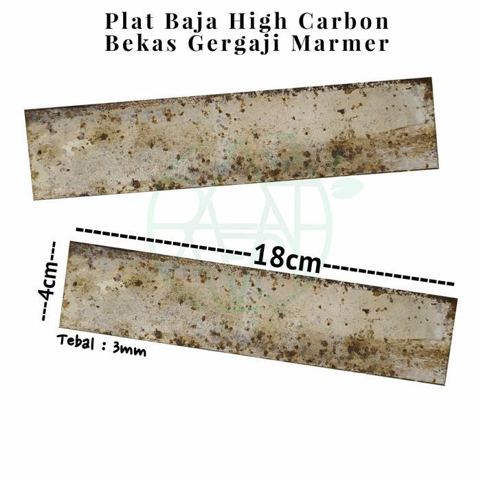 TGR Plat Baja Patah High Carbon Bekas Gergaji Marmer bahan sabit pisau