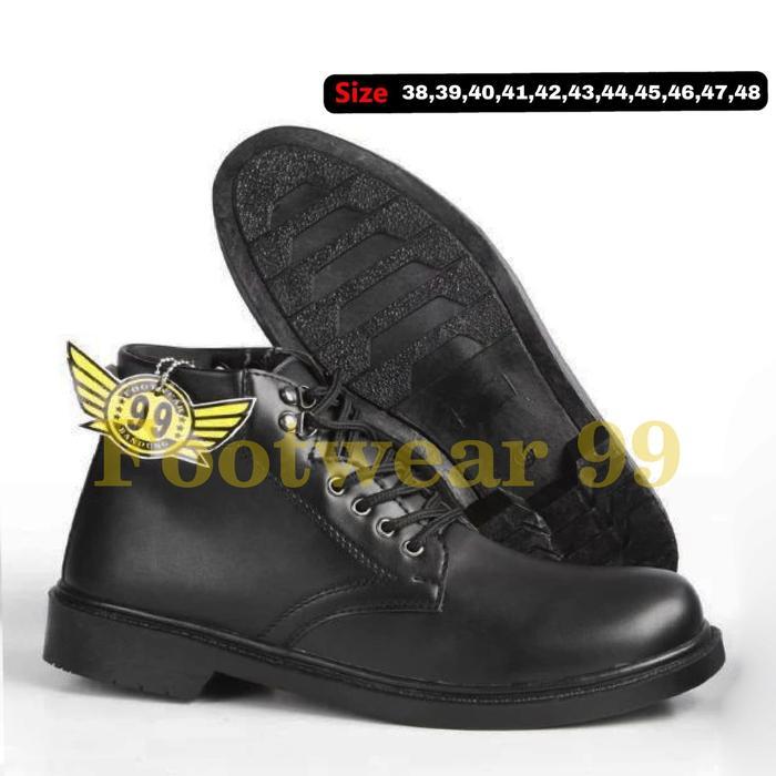 Sepatu Pdh Tinggi Formal Dinas Satpam Security Polri Tni Harian Kilap Shoes Pria Kerja Pantofel