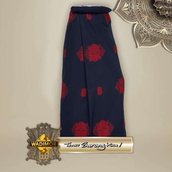 Wadimor Sarung Tenun Jacquard Bordir Pintu Aceh Kain Katun Dewasa Siap Kirim