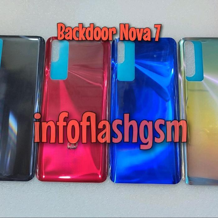 Stok Baru Backdoor Back Case Cover Tutup Belakang Nova 7