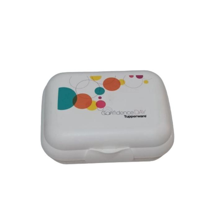 ID CONFIDENCE OYSTER (1) TUPPERWARE WADAH KECIL SERBAGUNA BISA UNTUK TEMPAT SABUN KOTAK SERBAGUNA