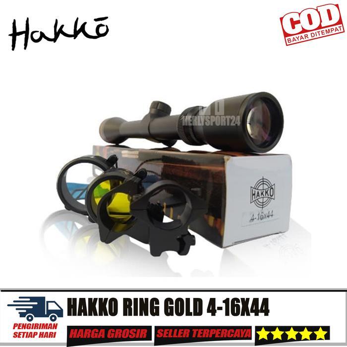 Teleskop Hakko Ring Gold 4-16X44 Tube 25 Termurah