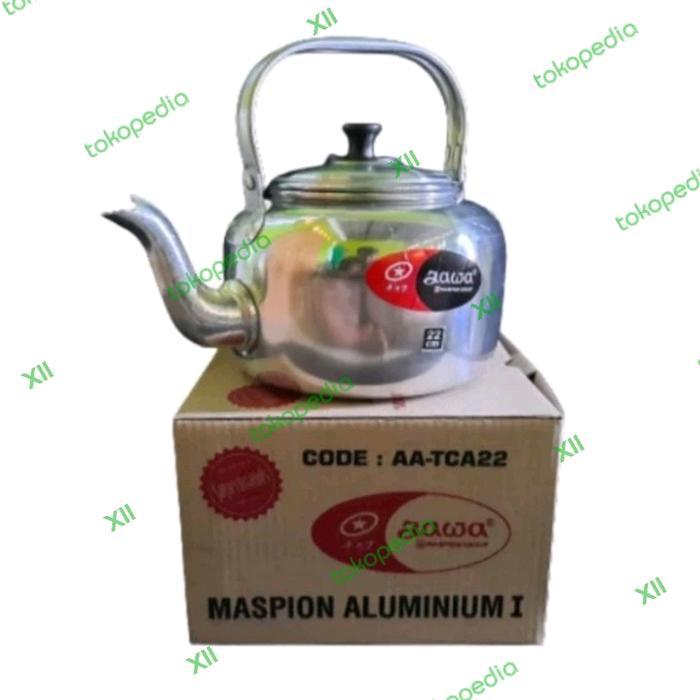 Maspion Jawa Water Kettle 22 Cm Teko Cor Ceret Air Aluminium