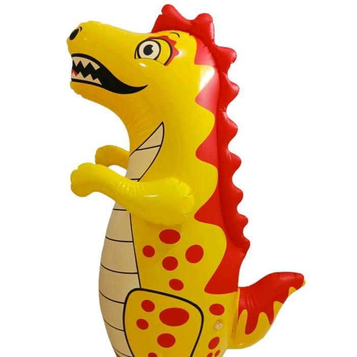 Mainan Anak Samsak Air Tinju Karakter Dino Balon Tinju Toy