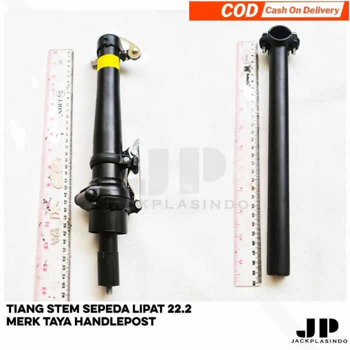 Tiang Stem Sepeda Lipat 22.2 Taya Handlepost Alloy Telescopic Seli Pac