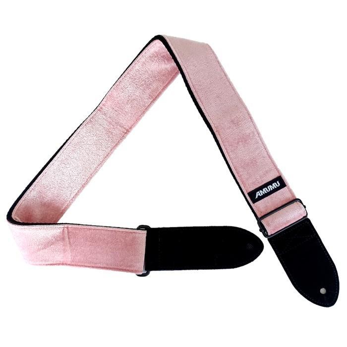 Amumu Vl01-Pk Strap Gitar Motif Pink Flocking