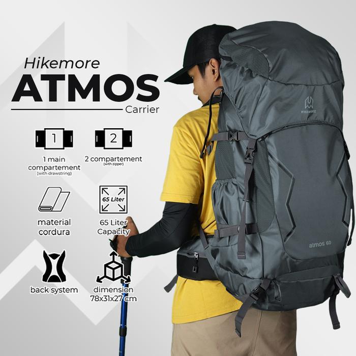 Ready Tas Ransel Gunung Carrier Hikemore Atmos Setara Eiger