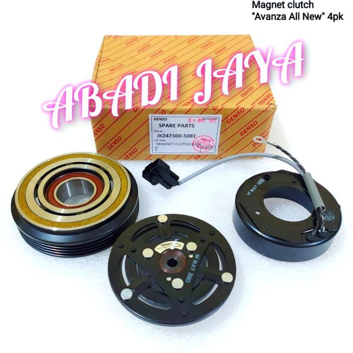 Baru Magnet Clutch Kompresor All New Avanza Xenia 4Pk Jk247300-5081 Denso Ori Berkualitas