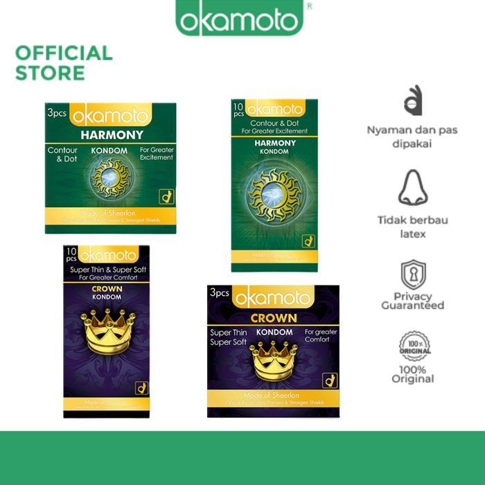 nzfv- Kondom Jepang Premium Okamoto Ok Series Crown / Harmony