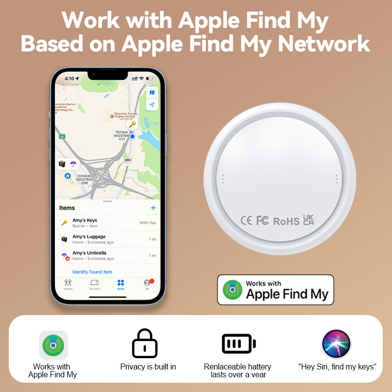 Smart Tag for Apple Airtags find my apple with Tuya Anti Lost Item