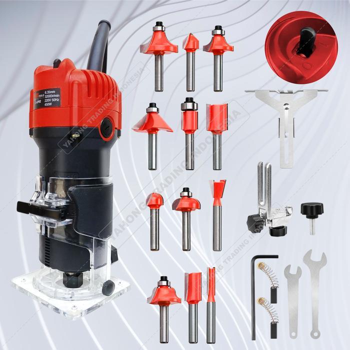 qerd- Mesin Router Trimmer Alat Pengukir Kayu