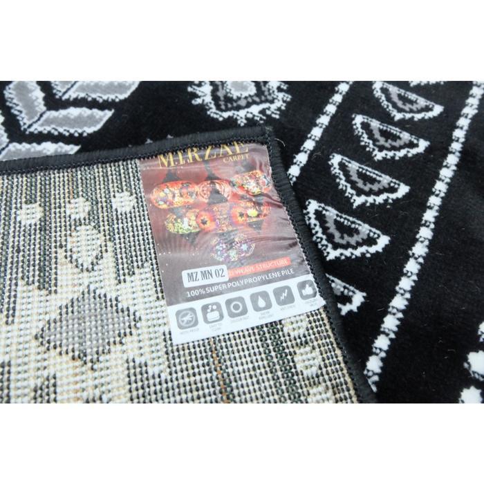 53lg- Karpet Mirzae 160X210 Mz Mono 02 Monokrom