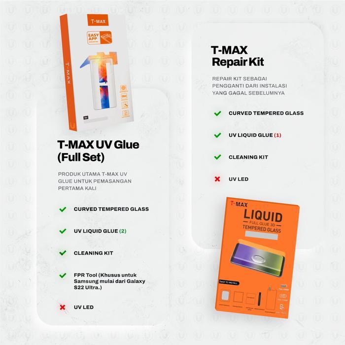 t6fx- T-Max Repair Kit Compatible With Samsung Galaxy S21 Ultra (6.8") Tmax (1 Tempered