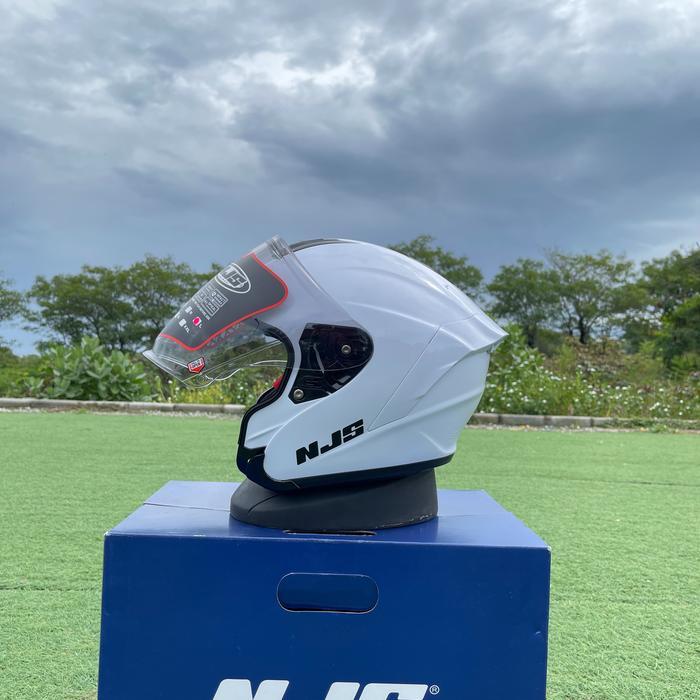 HELM NJS KAIROZ Motorcycle - Kairoz Putih, M