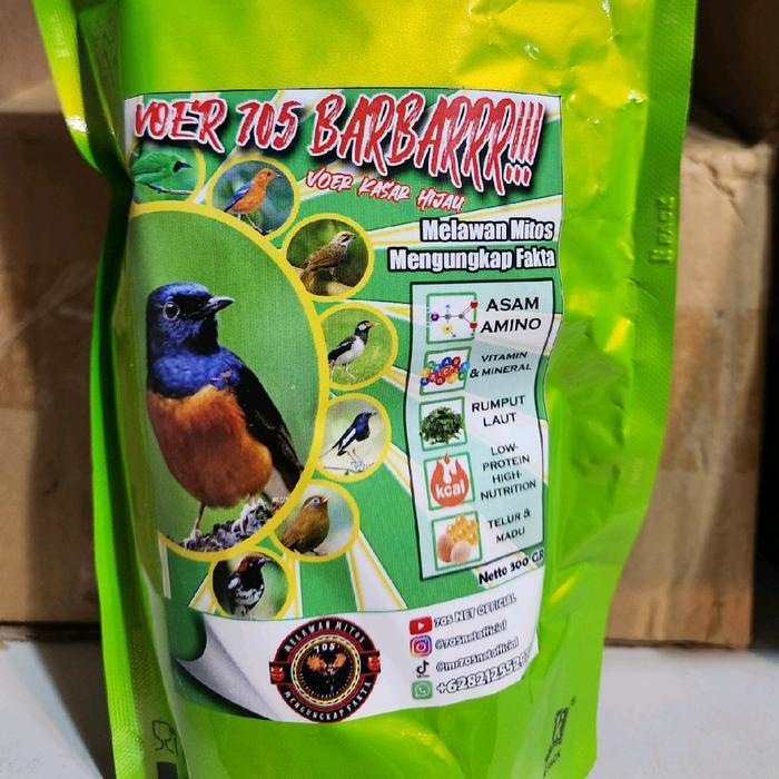 Bisa Termin Voer 705 Barbar Hijau (300 Gram)