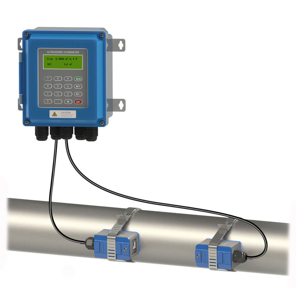 Ultrasonic Liquid Flow Meter Clamp On Dn15-Dn6000 Ultrasonic Wallmounted Flow Meter