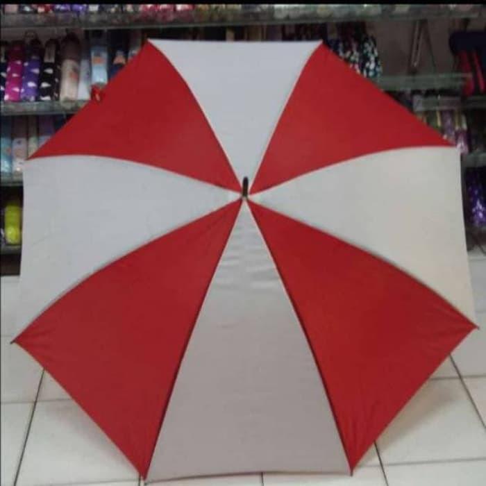 Payung Golf Merah Putih Bicolor Jumbo Hut Ri 17An 17 Agustus Promosi