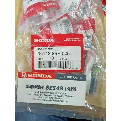 Baut Roda Mobil Honda Brio Civic Freed Hrv Brv Mobilio Jazz City