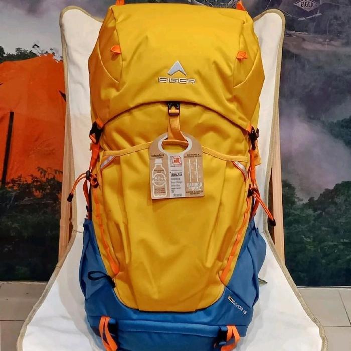 CARRIER EIGER ECOSAVIOR 45L RUCKSACK TAS GUNUNG - YELLOW