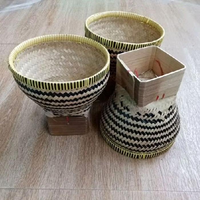 Bakul nasi mini/Bakul nasi anyaman bambu mini