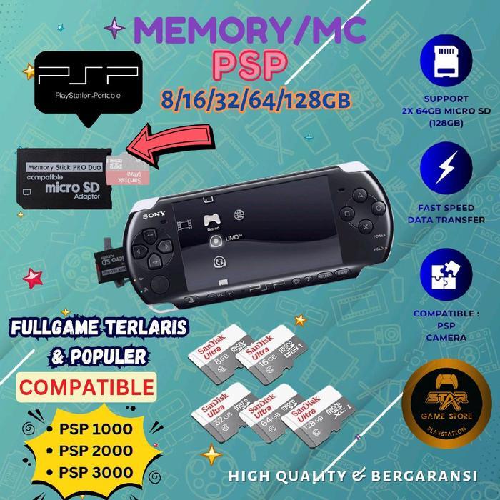 Memory Card Psp Sony 32Gb Full Game