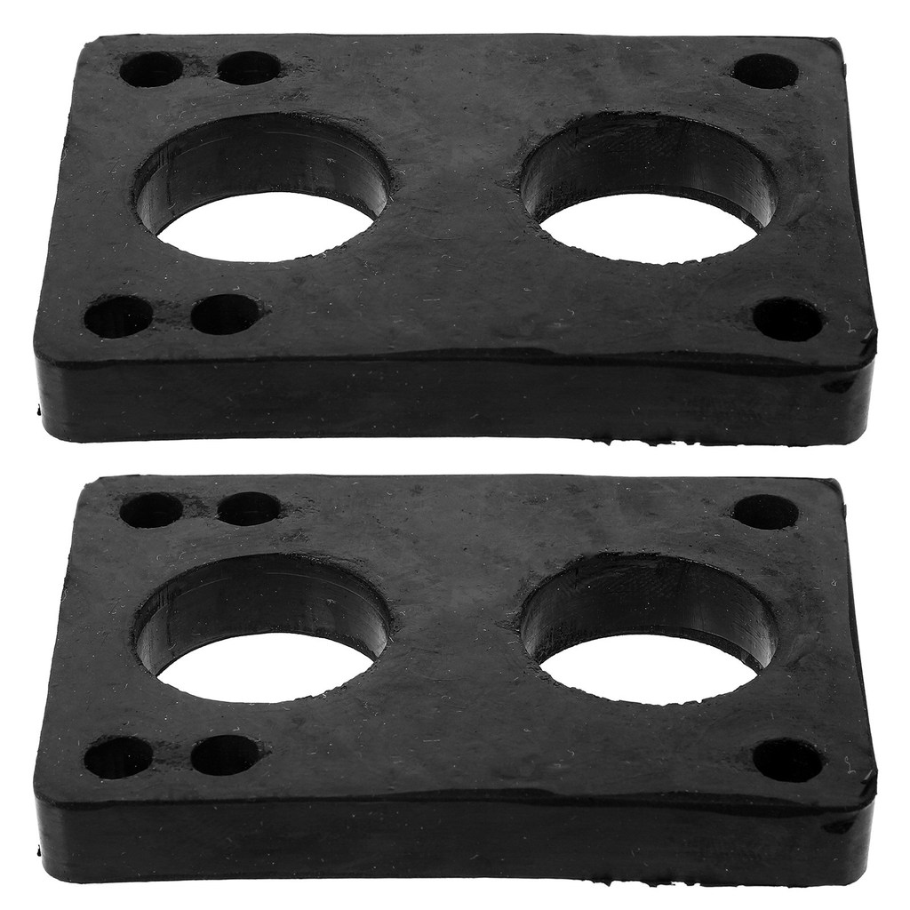 2Pcs Skateboard Riser Pad High-Durability PU Shock Absorber Pad Increases Ground Clearance Reduces