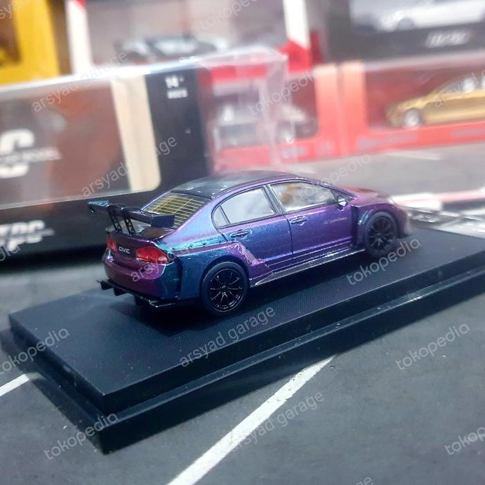 Official Diecast Tpc Honda Civic Fd2 Chameleon Limited Edition Original