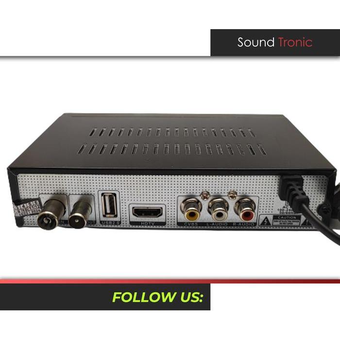 Set Top Box Tv Digital Dvb T2 Merk Matrix Original
