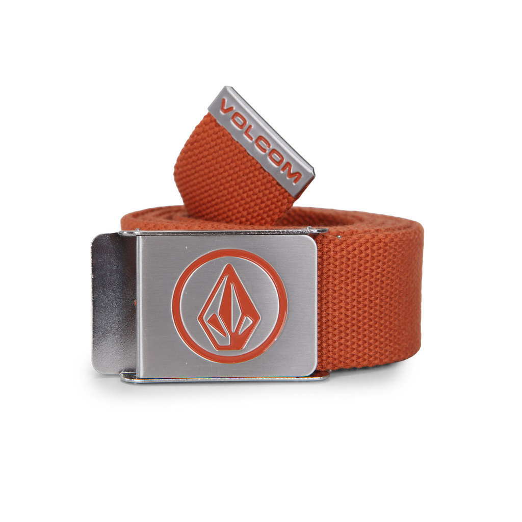 VOLCOM - MBL CIRCLE WEBBING BELT ORANGE