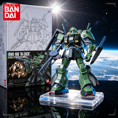 Special OfferBandai Original Gundam Mol Kit Anime Figure HGUC 1/144 Hi-Zack RMS-106 Action Figures