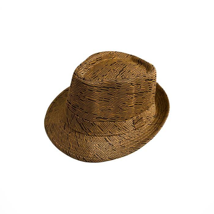 Fedora Cowboy Hat Topi Fedora Cowboy Hat Fedora Linen Coklat Muda