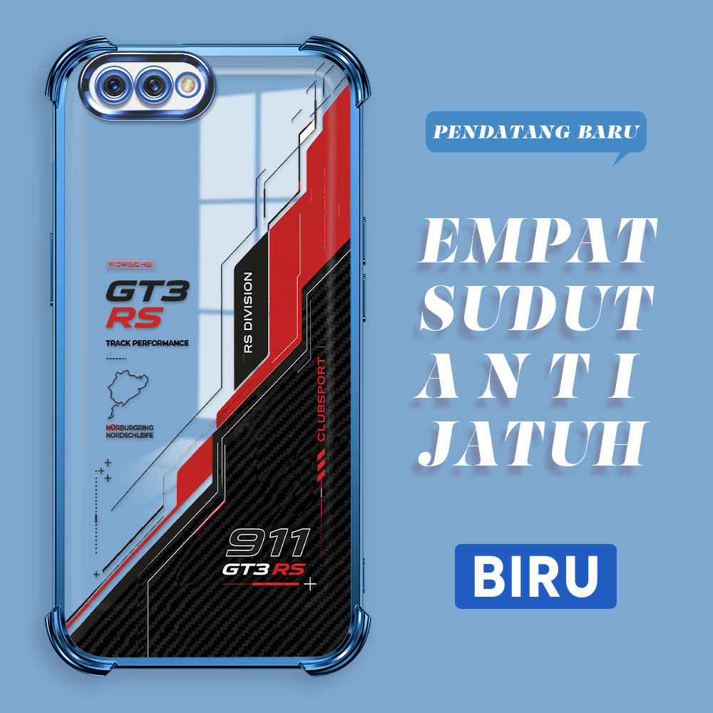 Casing HP Softcase Bening Transparan Anti Jatuh Pelindung Kartun Lucu Untuk OPPO A3S A12E Ready Mura