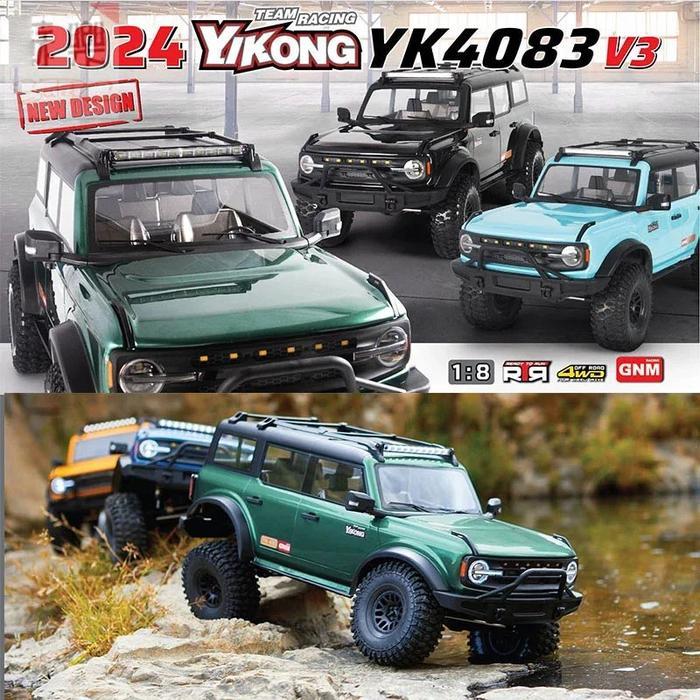 YIKONG YK4083 V3 rc crawler 1:8 RTR with lipo 3s 11.1v 6000mAH rc car