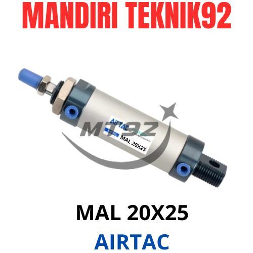 Cylinder Pneumatic Airtac Mal 20X25 / Mal 20 X 25 Airtac