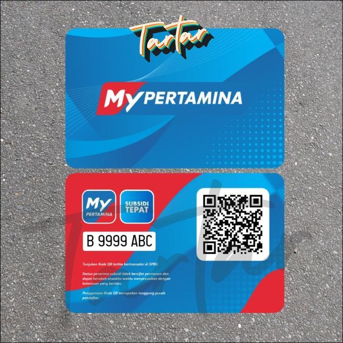 SALE MyPertamina Skin Stiker Kartu ATM E Money Flazz Barcode My Pertamina ORIGINAL