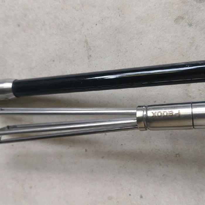TERLARIS padox Alat pole spear almunium panjang 2m diameter 16mm 3 section ujung prong 5 kawat