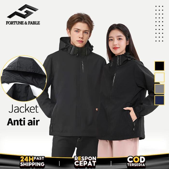Salomon Advanture - Jaket Gorpcore Manusela Waterproof Unisex Untuk Hiking Gunung Windbreaker