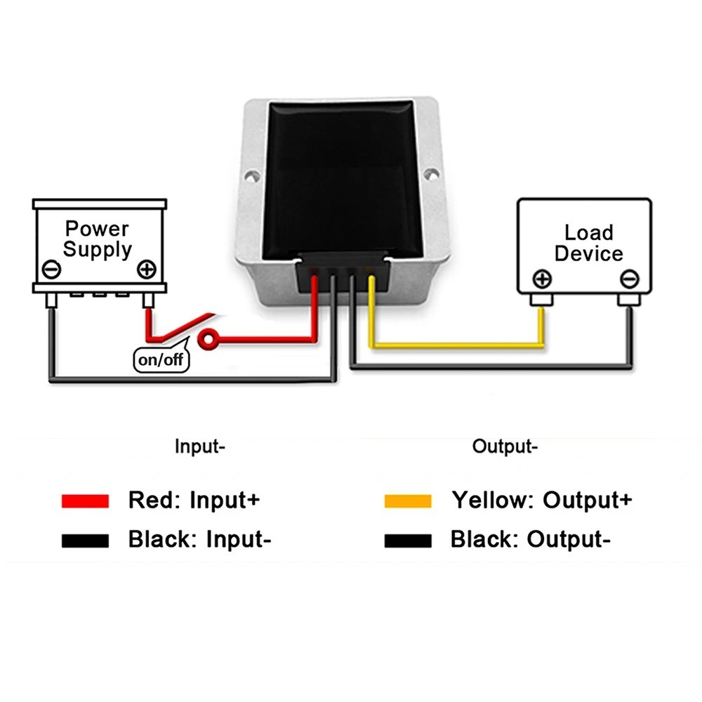 8V-40V to 12V 13.8V 19V 3A 6A 10A 15A 20A 25A 30A DC Voltage Stabilizer Power Converter Regulator