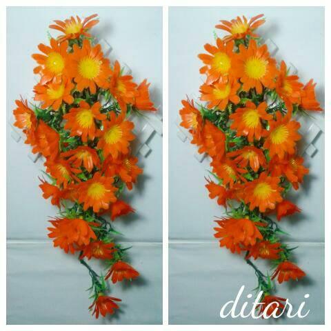 bunga plastik rambat/bunga juntai/bunga gantung