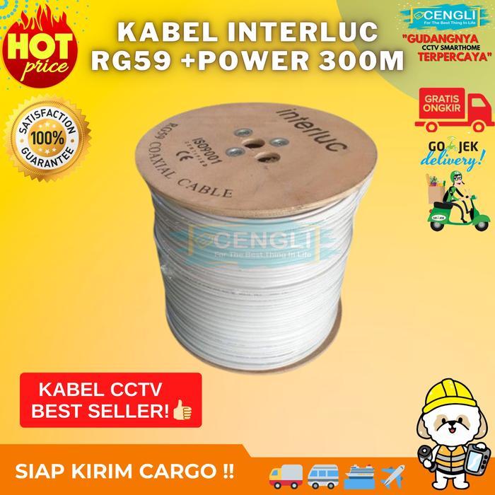 Kabel Rg59 Spc 300 M/Kabel Rg 59 300M Rg59+Power/Kabel Cctv Terlaris