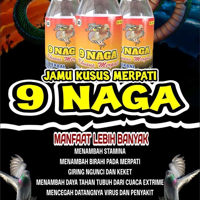Jamu merpati 9 Naga Super Stamina 100 Butir