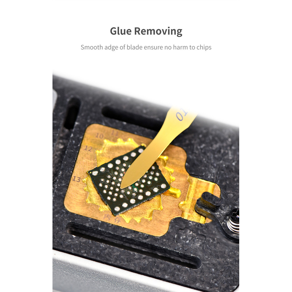 QIANLI 007 008 009 011 Glue Removal Blades with Handle for Mobile Phone Repair PU hip I Desoldering